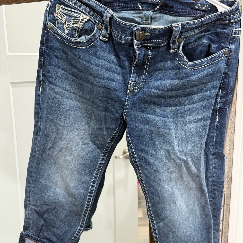 Vigoss Dark Blue Ankle Jeans